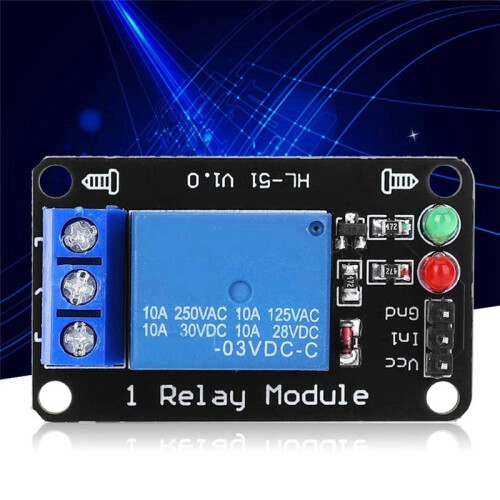 1-Way Relay Driver Module with LED Indicator Microcontroller Compatible PLC MCU Control Board Module 24V