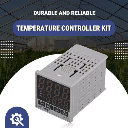 PID Temperature Controller Kit - Intelligent Digital Display, Temperature Controller Thermostat 1
