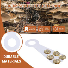 Drum Cymbal Bells Rings Cymbal Bells Accessories Drum Set Cymbal Bells for Drum Cymbal Percussion Instrument C