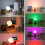 Ampoule à Changement de Couleur avec Télécommande 16 Couleurs Multicolores RVB 15 W E27 Ampoule LED à Intensité Variable 3