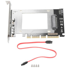 Erweiterungsadapterkarte U2X16 PCIE3.0 X4X16-U.2 Adapterkarte SFF8639 Multifunktionale Erweiterungskarte Unterstützt U.2 SSDs,B
