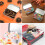 2 PCS Small Storage Box with Lid Rectangular Small Tin Boxes Metal Box with Lid Small Tin Box for Home Storage Silver 5