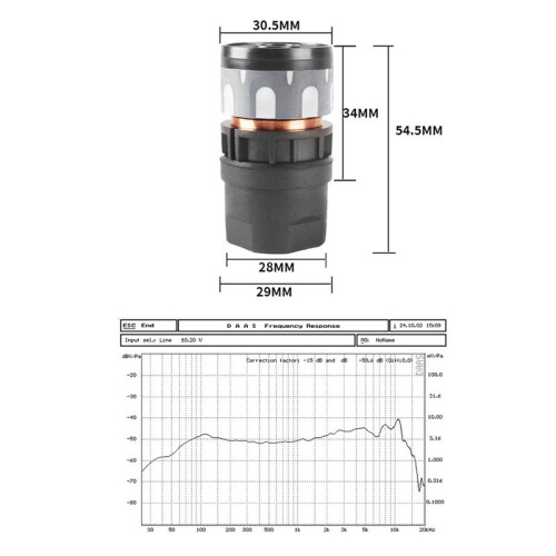 Dynamic Microphone Core, Microphone General Accessories, Dynamic Microphone Capsule,High Fidelity Sound Quality N-813 2