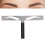 Eyebrow Stencil and Adjustable Eyebrow Ruler for Precision Symmetrical Shaping and Permanent Makeup 1