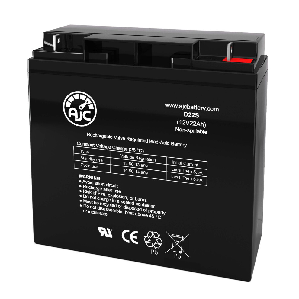 12V 22Ah Replacement Battery With Longer Runtime And Reliable Output For Boosterpac Es5000 9169991209265