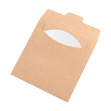 30pcs Kraft Paper CD Sleeves DVD Storage Envelopes with Secure Flap Closure Dustproof Protection