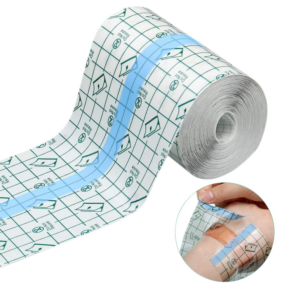 Typecat Shower Waterproof Patch Transparent Stretch Adhesive Bandage For Tattoos Swimming Showering (4 Inch X 10Yard)