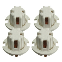 4 StüCk Auto Auto Heck Licht Lampen Fassung Halter für 7 Series X5 E53 E70 E65 X3 E83 Weiß