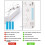 Oplaadbare Wekkers, Digitale Wekkers Bednetvoeding met Slimme Lichtsensor, 12/24 Uur Datum Wit 3