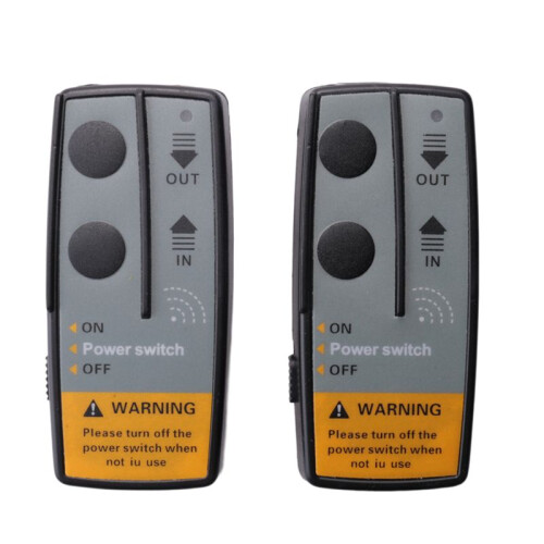 3Set 12V 24V 2.4G 50M Universal Car Wireless Winch Crane Remote Control Controller with Twin Handset Remote Range 2