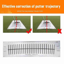 Golfputter Puttmattor TräNare för Puttinggreenpad för Inomhusbruk GolfträFf MåLlina TräNingshjäLpmedel Filtsats