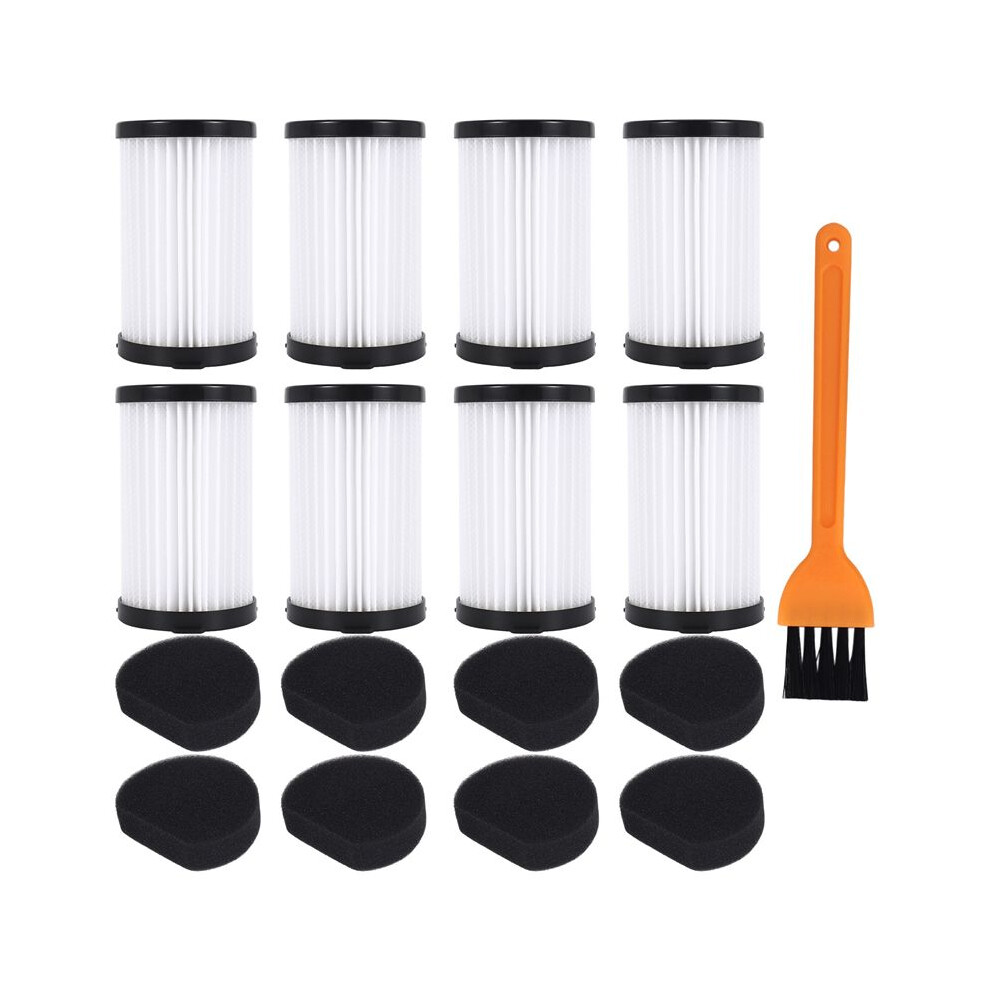 Replacement Filters For Moosoo D600 And Ariete Handyforce Vacuums Rbt 2761 Rbt 2759 Includes 8 Filters + 8 Foam Filters 6031146247169