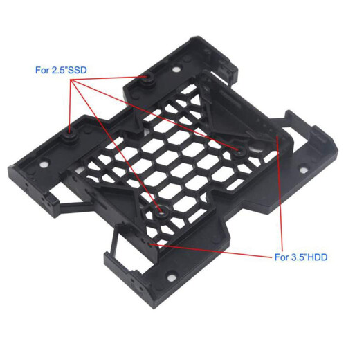 4 PeçAs 5,25 Polegadas a 3,5 Polegadas 2,5 Polegadas Suporte Ventilador de RefrigeraçãO SSD Suporte de Montagem de Disco RíGido Interno Suporte de 2