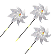 3 Pieces Windmills, Bird Repellent,Fruit Garden,Reflective Windmill, Bird Repellent, Bird Repellent, Reflective Windmill