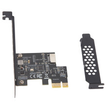 Karta Rozszerzeń PCI-E 1X na USB 3.2 GEN1 5 Gb/S Typu E A-Key, Interfejs Typu C na Panelu Przednim do Komputera Stacjonarnego (ASM1042A)