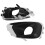 1 Pair for 2014-2017  Compass Front Left Right Side Fog Light Lamp Bezel 68213205AA 68213204AA 7