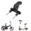 Bicycle Headlight Mount Adaptor for Stem Mount Cycling Front Light LED Lamp Holder Bracket Camera Type Connector 5