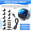 USB To  Power Cable Universal USB To  Jack Charging Cable Power Cord with 13 Interchangeable Plug Connectors Adapter 4
