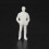 1:50 White Figures Architectural Model Human Scale HO Model Plastic Peoples,100 Pieces 8