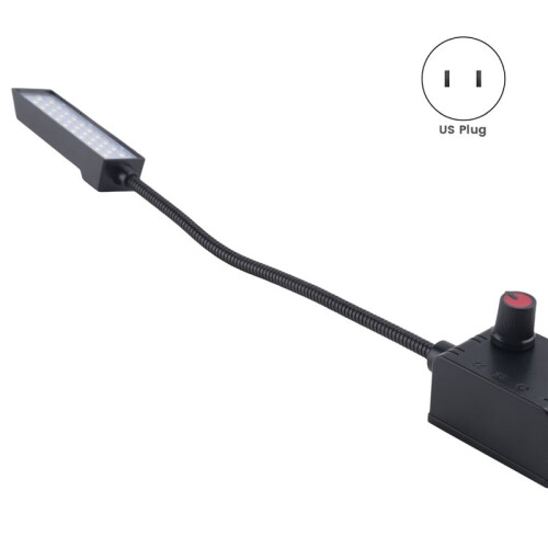 Dimmable 30 LED Sewing Machine Light Sewing Lighting for Workbench Lathe Drill Press Flexible Arm Work Lamp US Plug 1