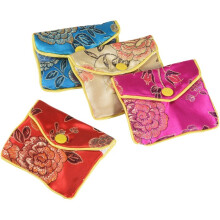 Sac de Sac à Main en Soie de Bijoux de 12 PièCes Sac de Cadeau de Broderie de Brocart, Diverses Couleurs