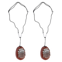 2 Stuks Kalimba Duim Piano 8 Sleutel Duim Piano Vinger Piano Kalimba Duim Piano voor Kid Volwassen Instrument Accessoire