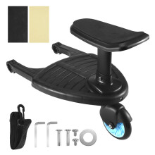 Baby Stroller Wheeled Board Kids Wheel Board Stroller Step Stand Ride Boards Plate Detachable