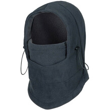 Passamontagna Invernale Outdoor Caldo Pile Ciclismo Snowboard Cappuccio Cappelli di Protezione Testa Viso,Grigio