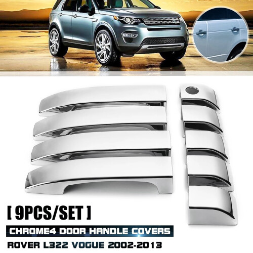 9Pcs Set for   L322 - 2002-2013 ABS Chrome 4 Door Handle Covers 1