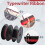 2Pack Typewriter Ribbon Twin Spool Typewriter Ribbon Red and Black Twin Spool Replacement Pack for Most Typewriter 3