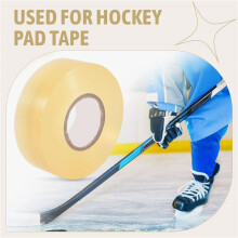 2Pack Hockey Tape Multipurpose Clear Shin Pad Sock Tape Roll Sports Gear 2.4cmx28M