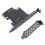 PCI-E 1X Naar USB 3.2 GEN1 5Gbps 20Pin Frontpaneel Header (Naar Type-C Frontpaneel Header) Frontpaneel Connector Riser Card 2