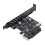 PCI-E 1X Naar USB 3.2 GEN1 5Gbps 20Pin Frontpaneel Header (Naar Type-C Frontpaneel Header) Frontpaneel Connector Riser Card 4