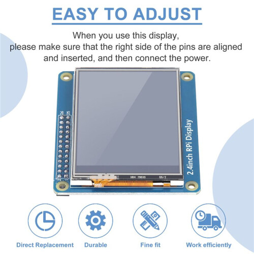 2.4 Inch Touchscreen Display voor Raspberry Pi 4B/3B+/3B/3A+/Zero W LCD Touchscreen 320X240 Display voor Raspberry Pi 1