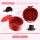 Hat Box Organizer Round Travel Hat Boxes Foldable Hat Storage Bag with Dustproof Lid Large Hat Storage Box Hat Boxes D 3