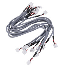 10X XH2.54 3P Kabel WejśCiowy EkranująCy Sygnał Audio 2.0-KanałOwy do Wzmacniacza HiFi