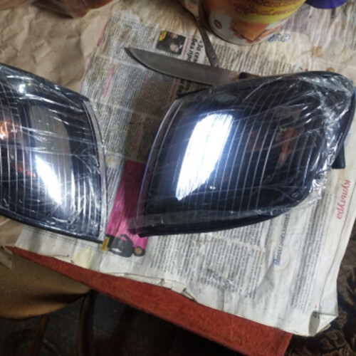 Pair Front Headlight Corner Light Turn Signal Indicator Lamp for  H1 Starex 1995-2005 White 2
