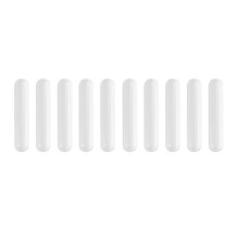10 PeçAs PTFE Agitador MagnéTico Barra de AgitaçãO Barra de LaboratóRio Placa de AgitaçãO íMã Haste de AgitaçãO MagnéTica (8X40Mm)