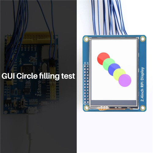 Tela de Toque de 2,4 Polegadas para Raspberry Pi 4B/3B+/3B/3A+/Zero W Tela de Toque LCD 320X240 para Raspberry Pi 2