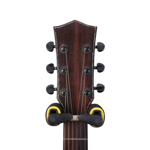 VäGgfäSte GitarrhäNgare Automatisk LåSning GitarrstäLl VäGghäNgare KrokhåLlare för Akustisk Gitarr UkuleletillbehöR