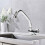 Foldable RV Faucet Rotating Single Handle Deck/Wall Mounted RV Kitchen Tap Copper Cold Water 4