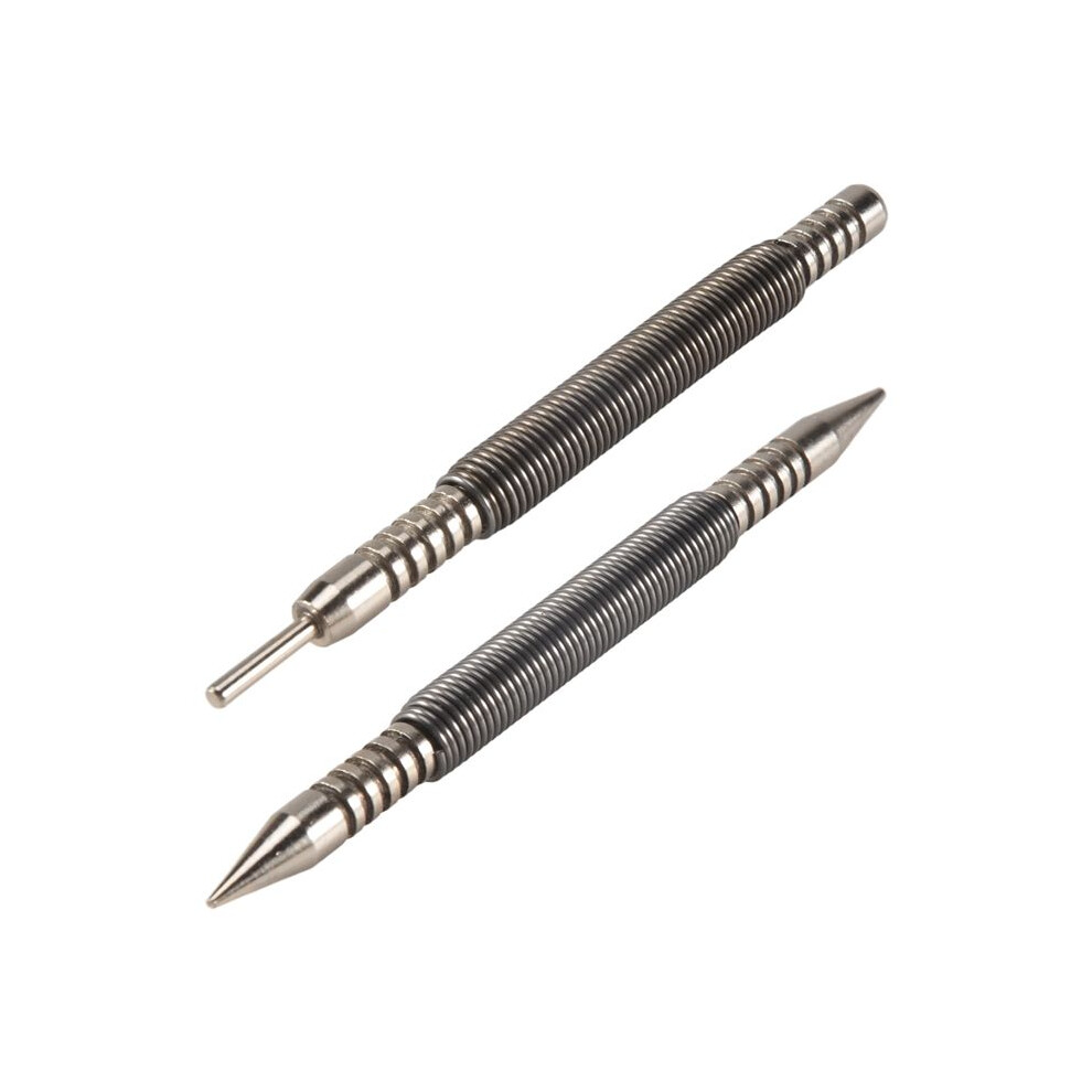 2Pcs Hinge Pin Tool 1/32 2/32Inch Hammerless Pogo Pin Punch Door Hinge Pin Removal Tool Small Spring Center Punch 6031094923009