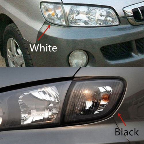 Pair Front Headlight Corner Light Turn Signal Indicator Lamp for  H1 Starex 1995-2005 White 1