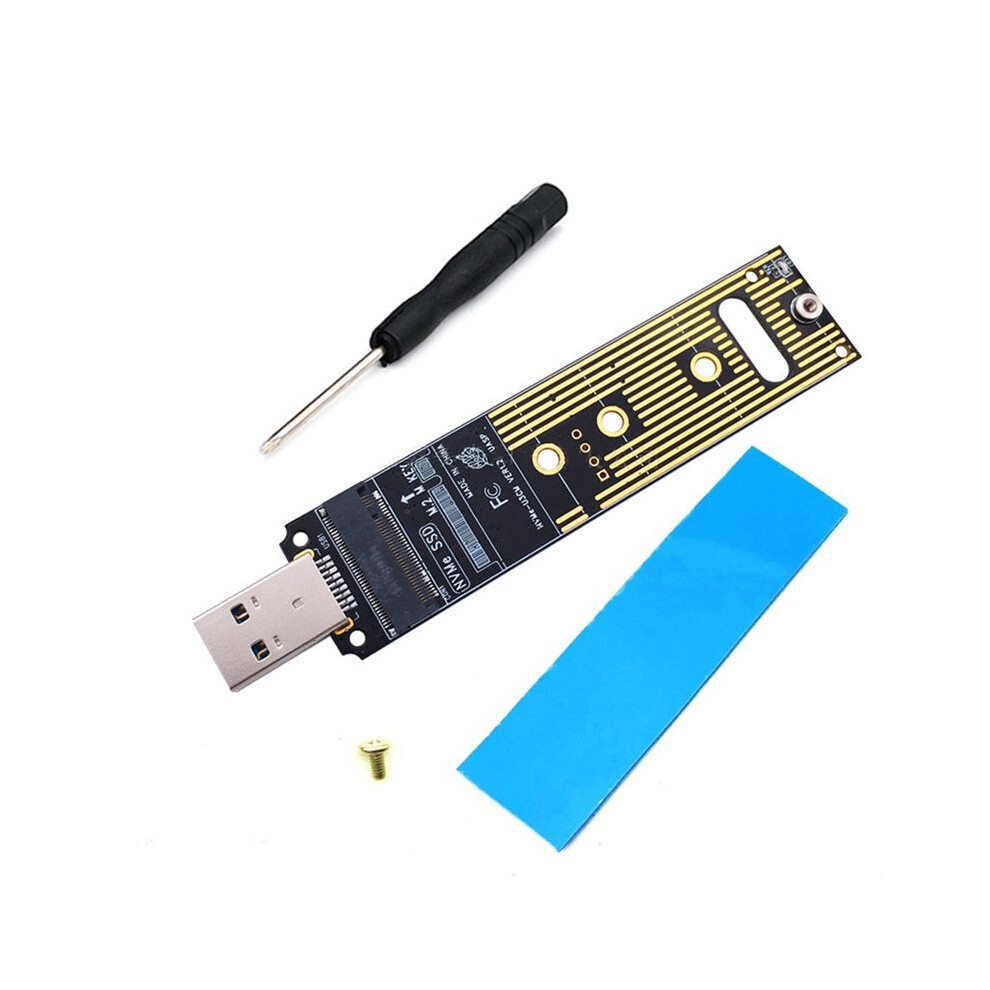 Nvme Usb Adapter M.2 Nvme Ssd To Usb 3.1 Adapter 10Gbps Usb3.1 Gen 2 For M2 Nvme 2230 2242 2260 2280 Ssd 6031356904234