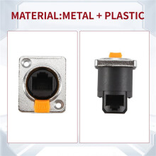 Wasserdichter RJ45-Netzwerkanschluss 8P8C-Buchsen für Schalttafeleinbau RJ45-Ethernet-Anschluss (Typ 4)