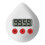 Digital Clock Timer Temperature Humidity Visual Countdown Timer Wall Clock White 1