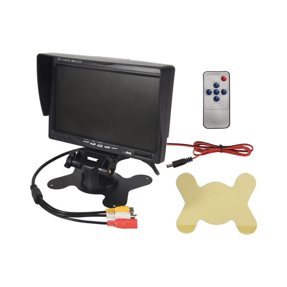 12V-24V 7 Inch Tft Lcd Color Hd Monitor For Car Truck Cctv Reverse Rear View Backup Camera 4712003877799