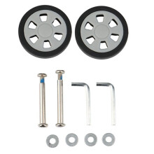 2X Equipaje Accesorios Ruedas Aeronave Maleta Polea Rodillos Silencio Rueda Piezas Resistentes Al Desgaste ReparacióN 55X12Mm