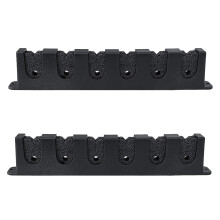 Fishing Horizontal Rod Rack Fishing Pole Holder Rod Bracket Wall Mount Modular for Garage Fishing 6 Rod Storage Tool