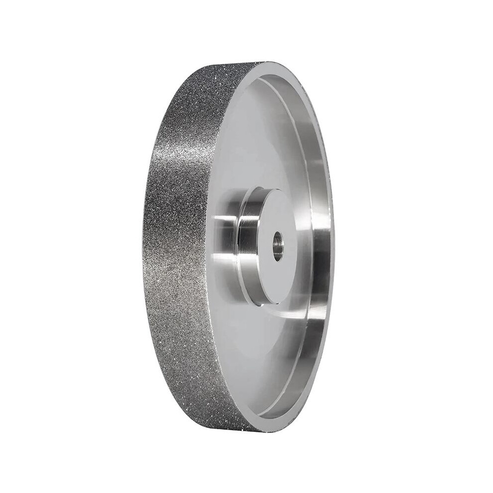 Cbn Grinding Wheel, 6Inch Dia X 1Inch Wide, With 1/2Inch Arbor, Diamond Grinding Wheel For Sharpening Hss, 80 Grit 6033713303131
